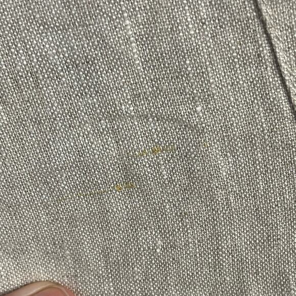 Madewell‎ V-Neck 100% Linen Mini Dress in Natural Undyed Size XS NWT - Picture 12 of 12